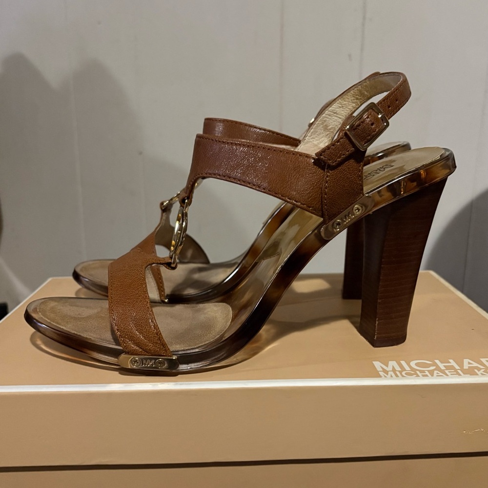 Michael Kors Fulton leather sandal 10 m - Picture 5 of 6